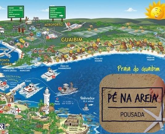 Chales Suites Pe Na Areia 盖比姆 外观 照片